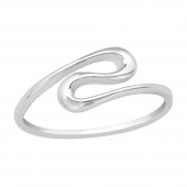 Inel din argint model ondulat DiAmanti DIA30409